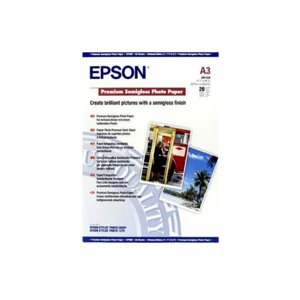 C13S041334 Epson Premium Semigloss Photo Paper DIN A3