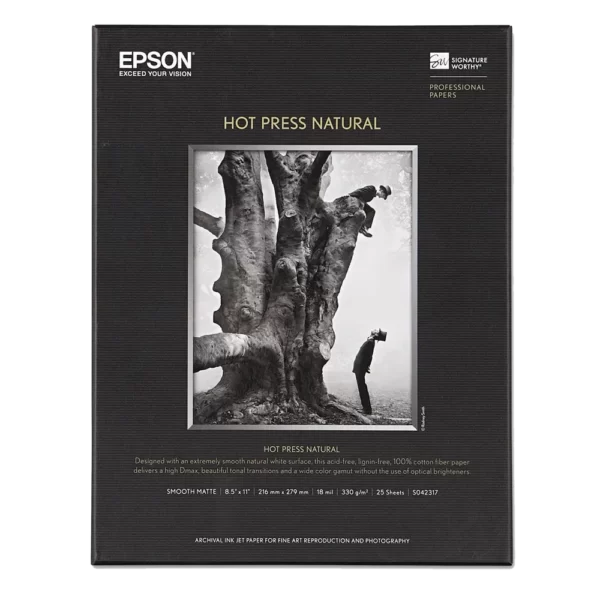 Epson Hot Press Natural Paper Sheets