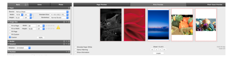 Mirage - Printing Software Screenshot